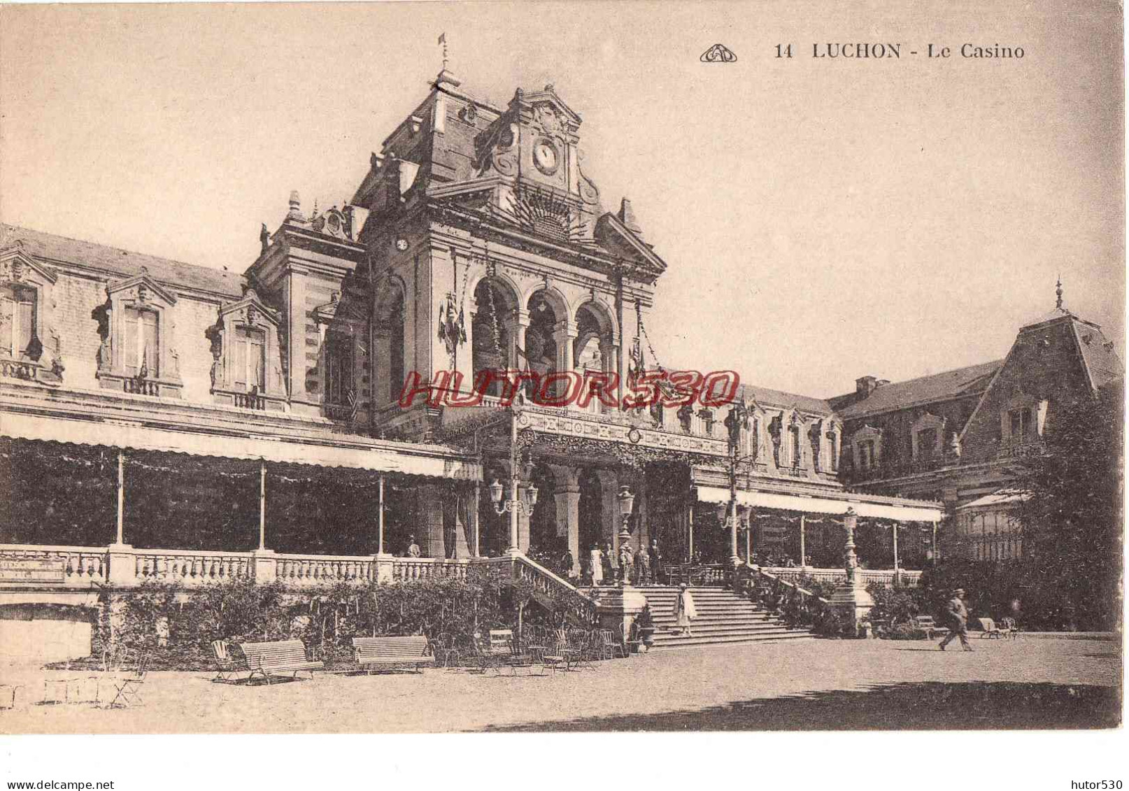 CPA LUCHON - LE CASINO - Luchon