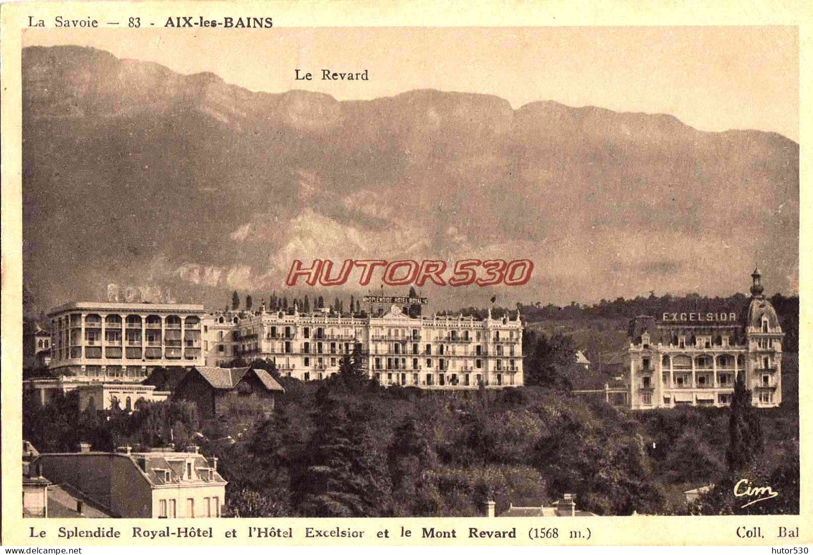 CPA AIX LES BAINS - LE SPLENDID HOTEL ET HOTEL ELXCELSIOR - Aix Les Bains