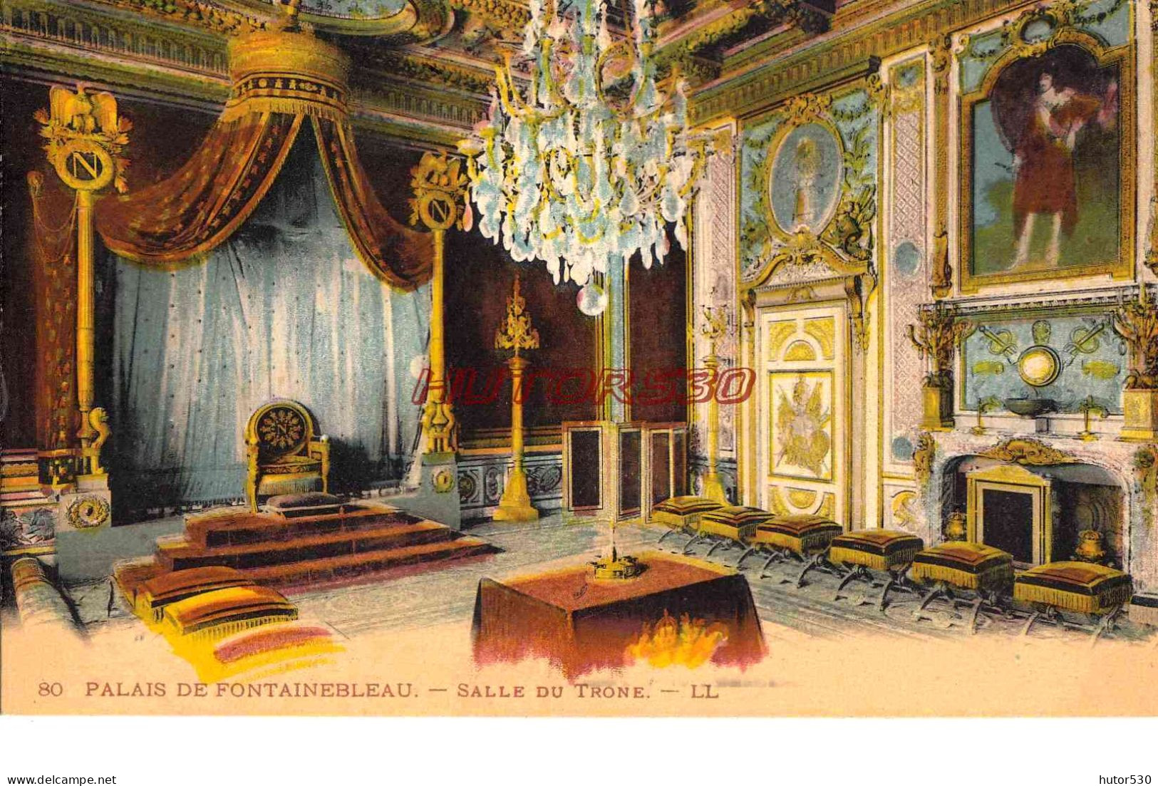 CPA FONTAINEBLEAU - PALAIS - SALLE DU TRONE - Fontainebleau