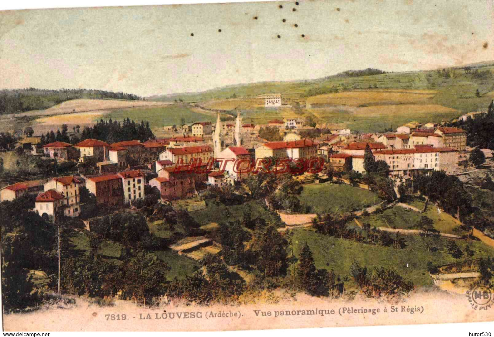 CPA LA LOUVESC - VUE PANORAMIQUE - La Louvesc