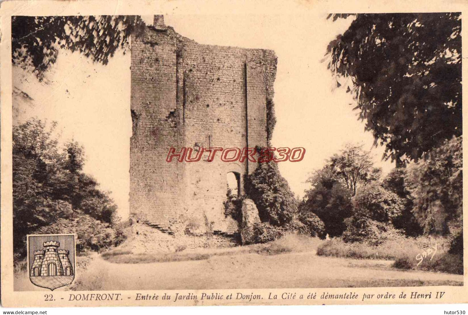 CPA DOMFRONT - LE DONJON - Domfront