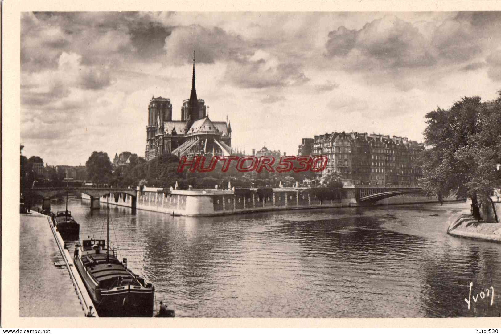 CPSM PARIS - QUAI DE TOURNELLE - The River Seine And Its Banks
