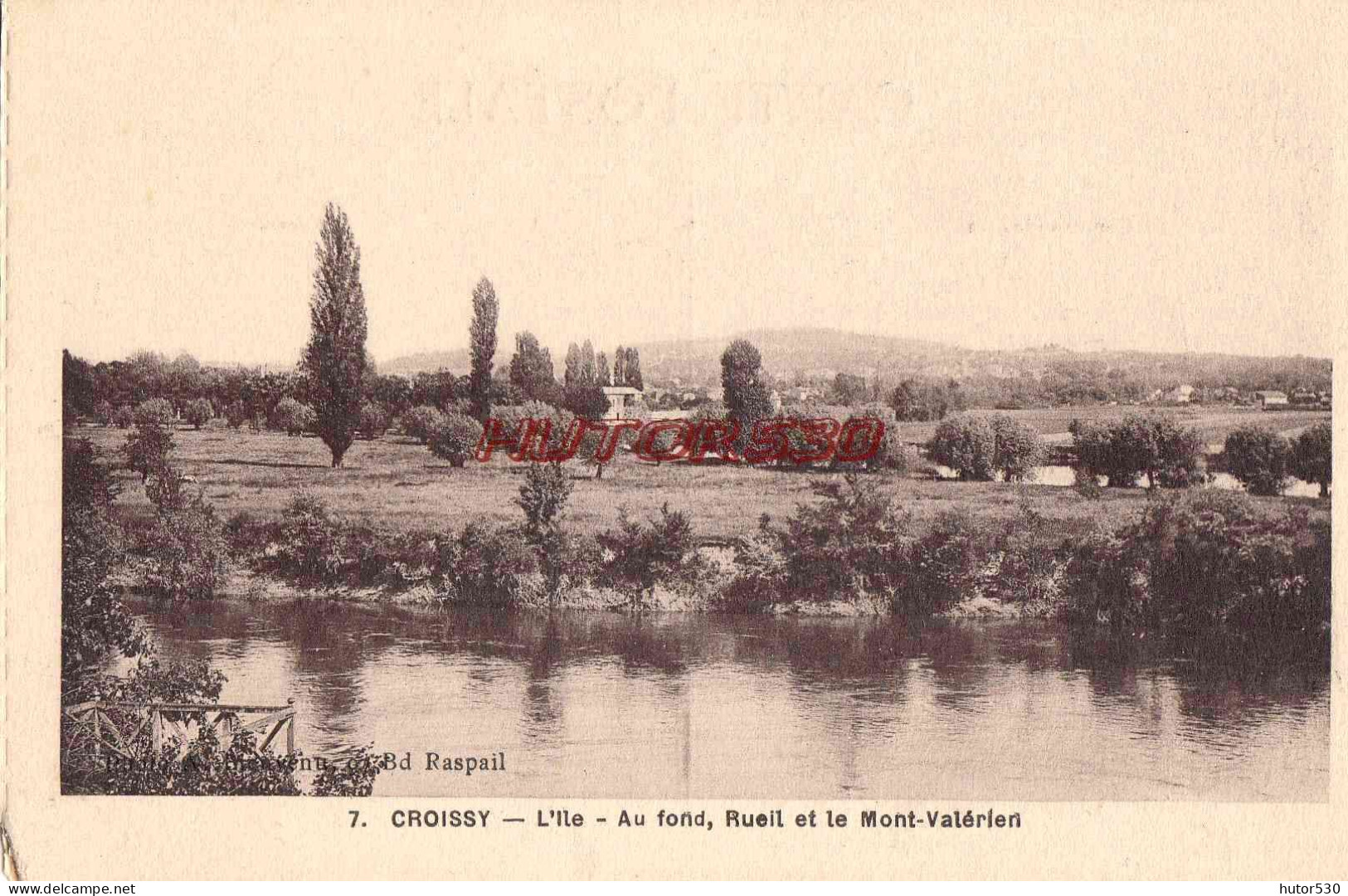 CPA CROISSY - L'ILE - Croissy-sur-Seine