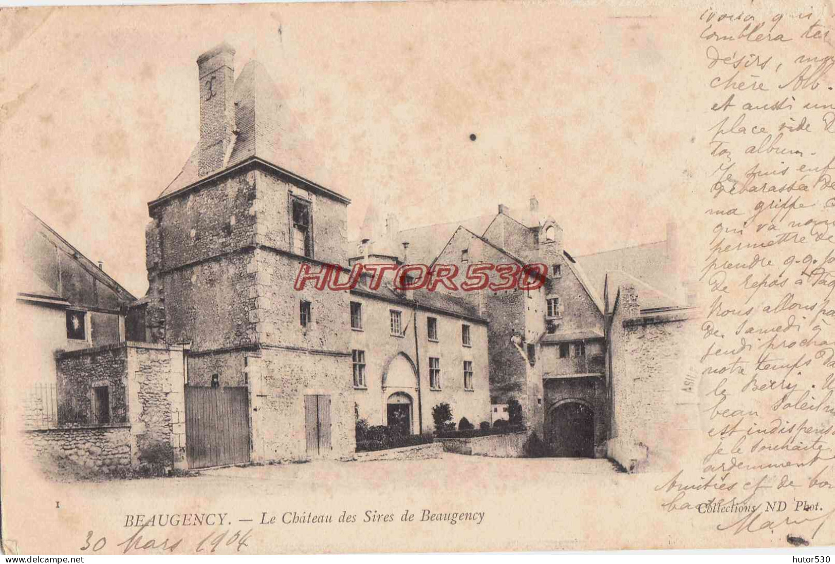 CPA BEAUGENCY - LE CHATEAU DES SIRES DE BEAUGENCY - Beaugency