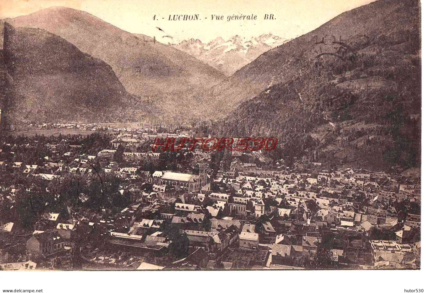 CPA LUCHON - VUE GENERALE - Luchon