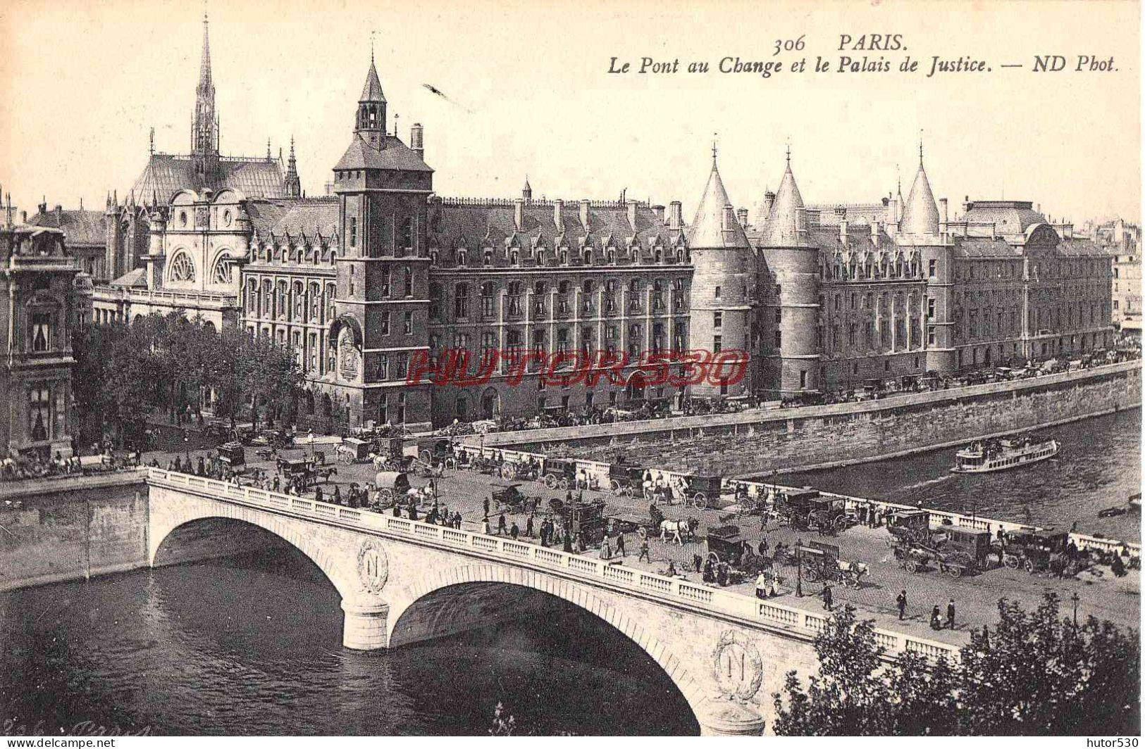 CPA PARIS - LE PONT DU CHANGE - Ponts