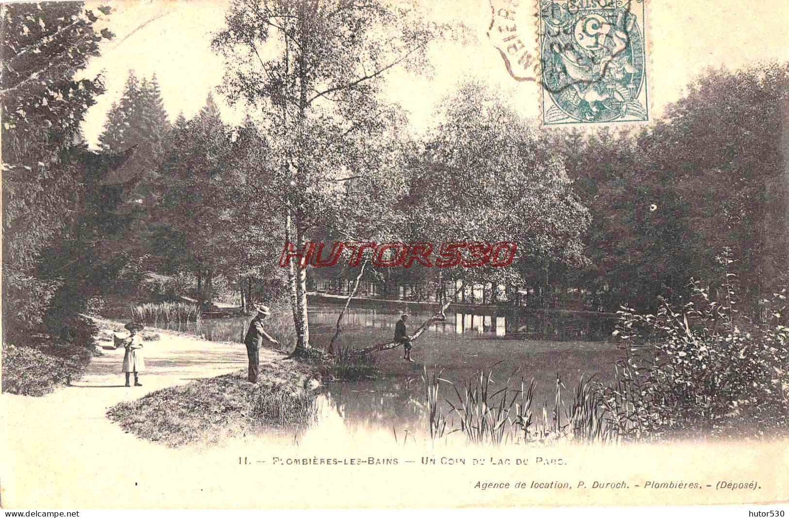 CPA PLOMBIERES LES BAINS - LE LAC - Plombieres Les Bains