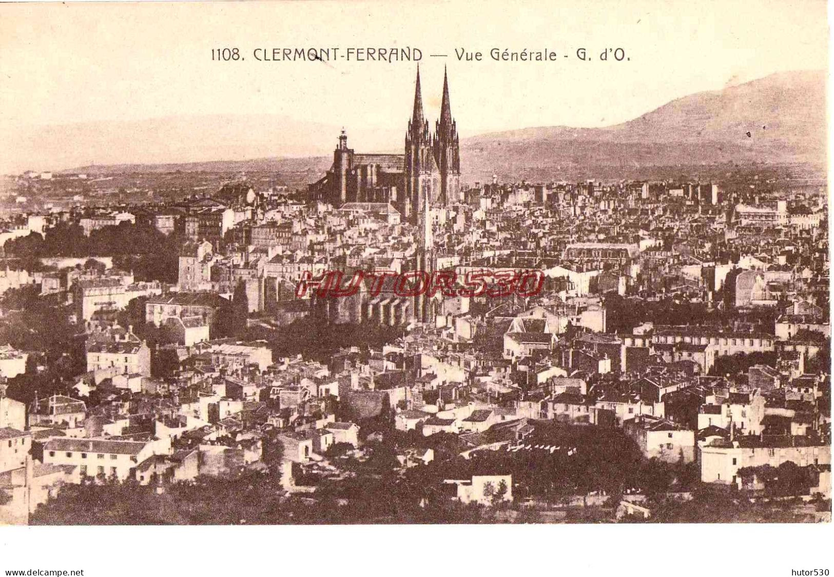 CPA CLERMONT FERRAND - VUE GENERALE - Clermont Ferrand