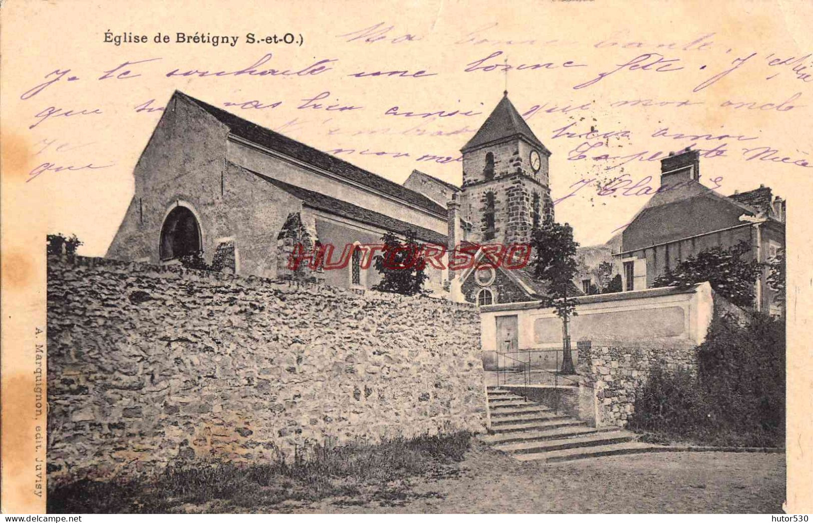 CPA BRETIGNY - S. ET O. - L'EGLISE - Bretigny Sur Orge