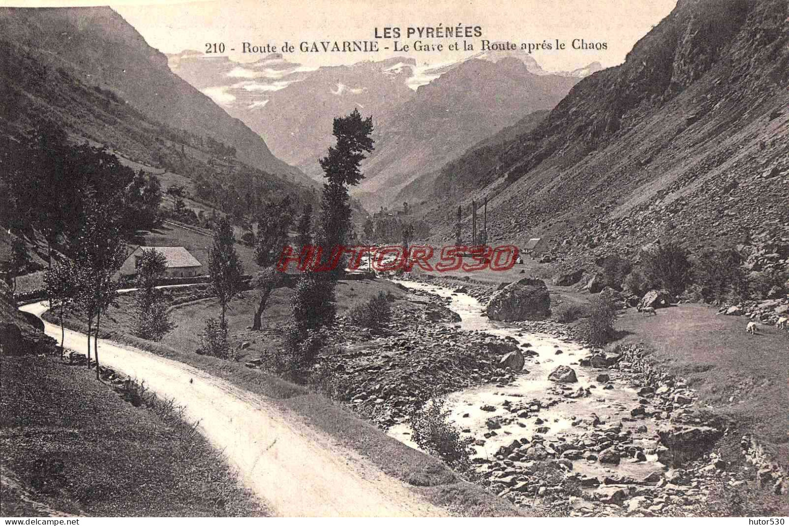 CPA GAVARNIE - LA ROUTE APRES LE CHAOS - Gavarnie