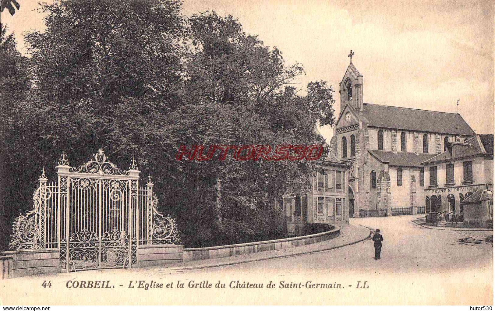 CPA CORBEIL - LA GRILLE DU CHATEAU DE SAINT GERMAIN - Corbeil Essonnes