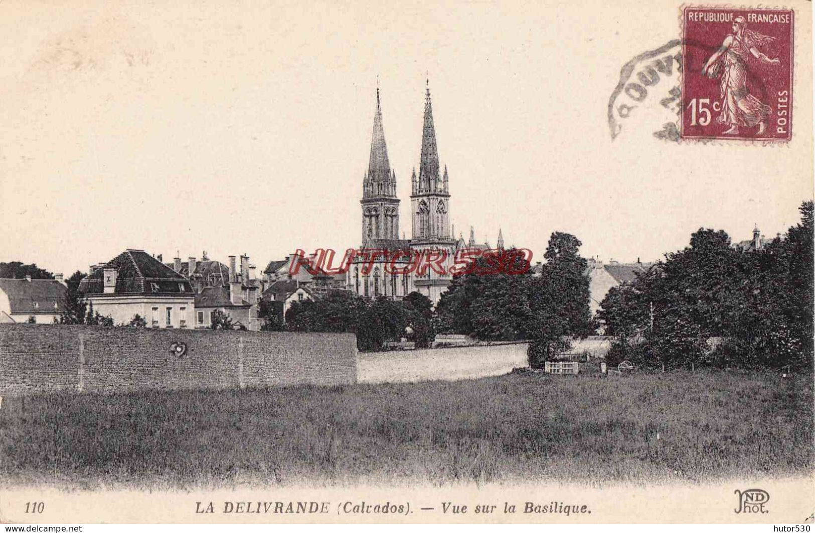 CPA LA DELIVRANDE - LA BASILIQUE - La Delivrande