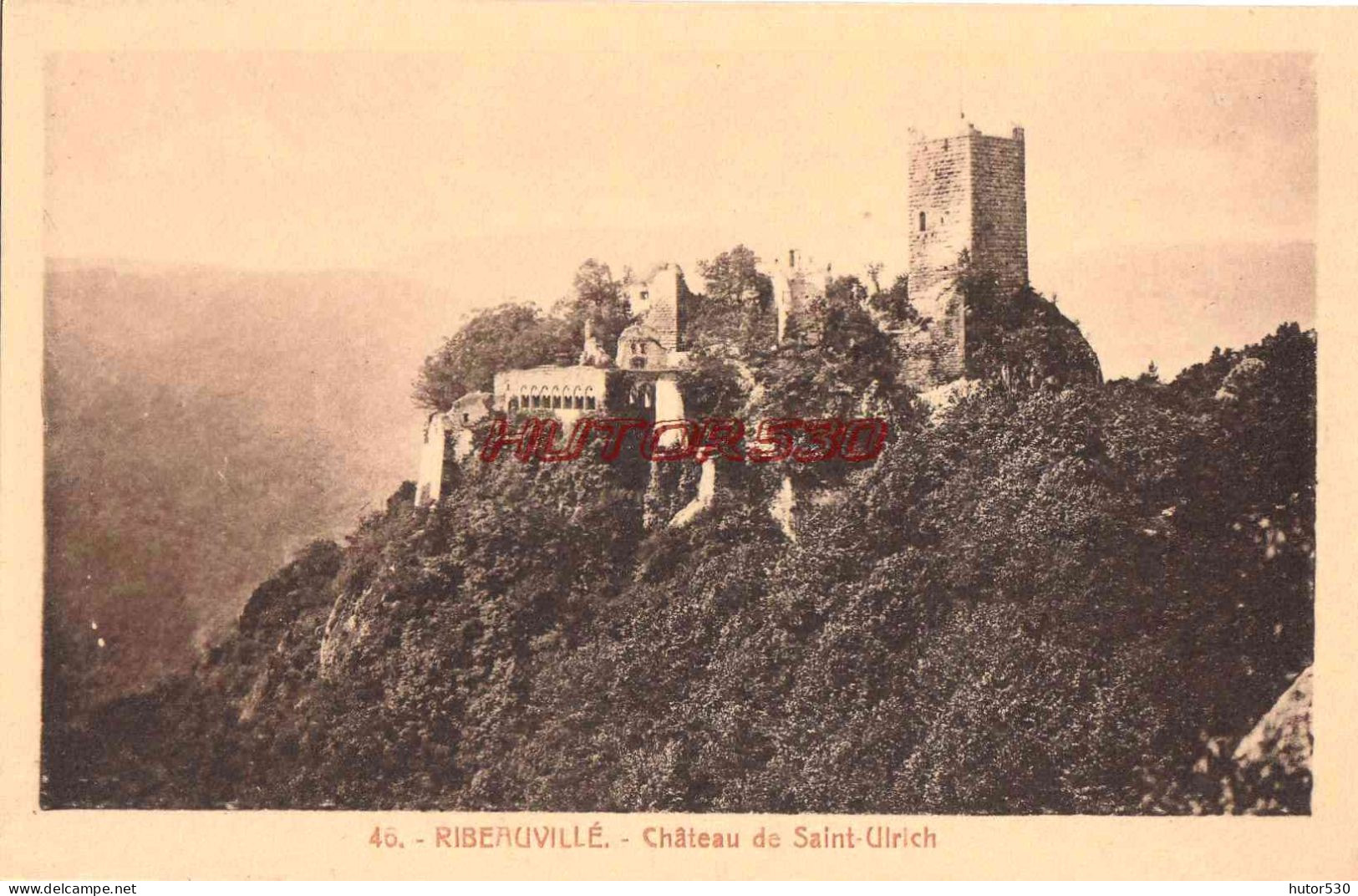 CPA RIBEAUVILLE - CHATEAU DE SAINT ULRICH - Ribeauvillé