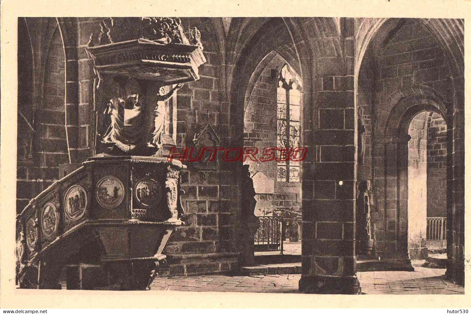 CPA LOCRONAN - INTERIEUR DE L'EGLISE - Locronan