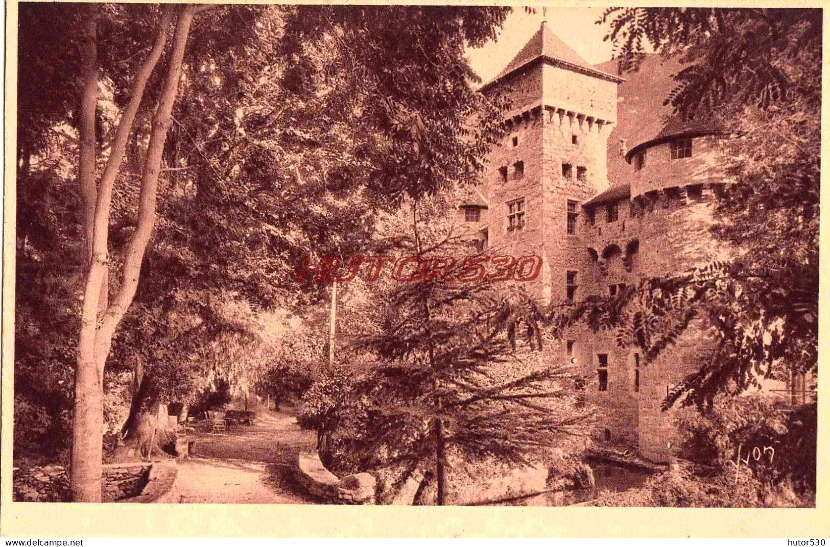 CPA GORGES DU TARN - CHATEAU DE LA CAZE - Gorges Du Tarn