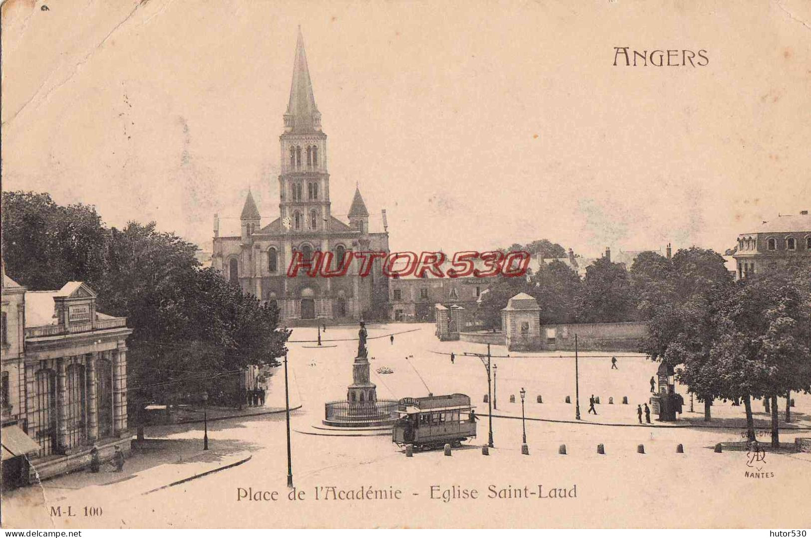 CPA ANGERS - PLACE DE L'ACADEMIE - Angers