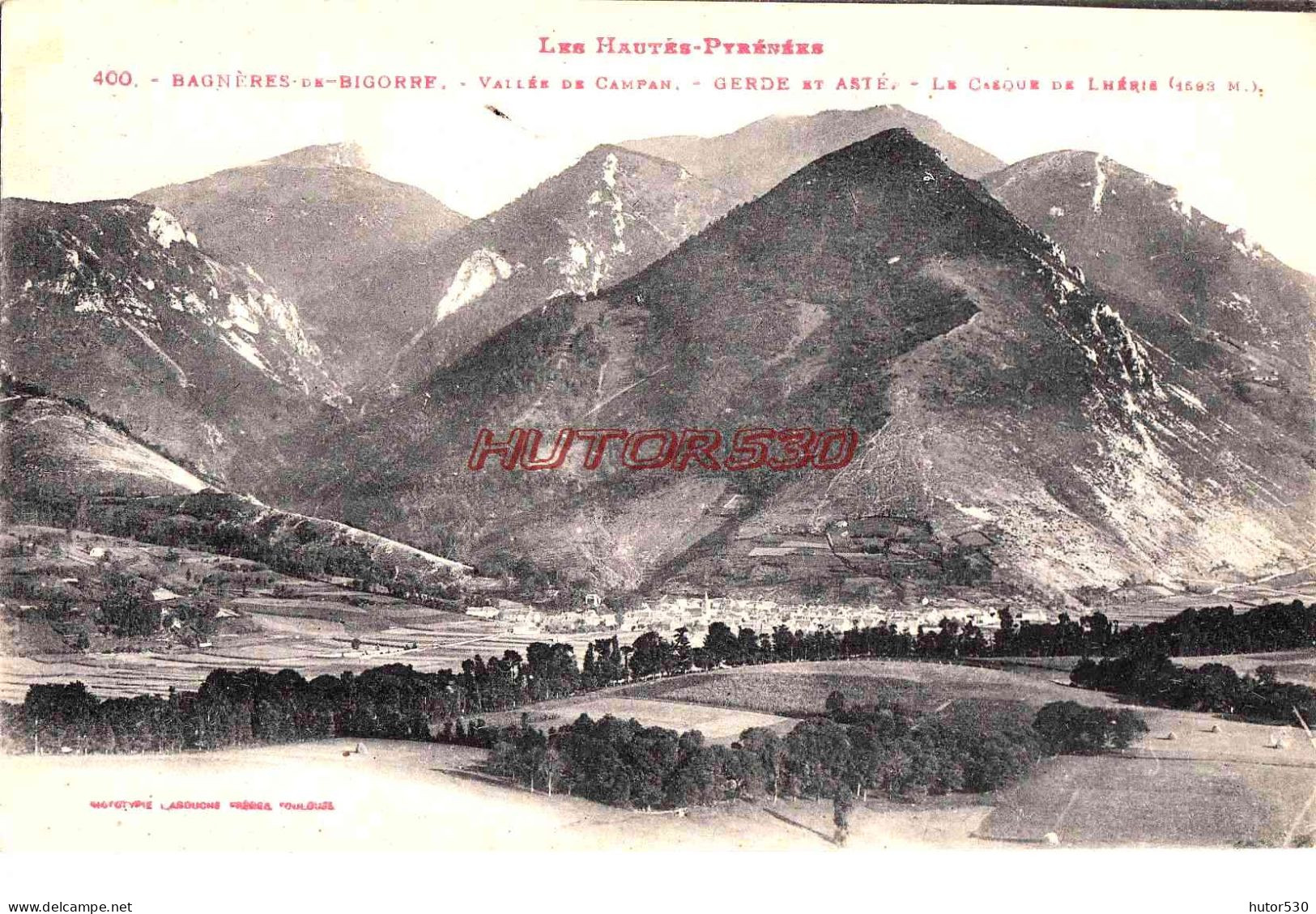 CPA BAGNERES DE BIGORRE - GERDE ST ASTE - VALLEE DE CAMPAN - Bagneres De Bigorre