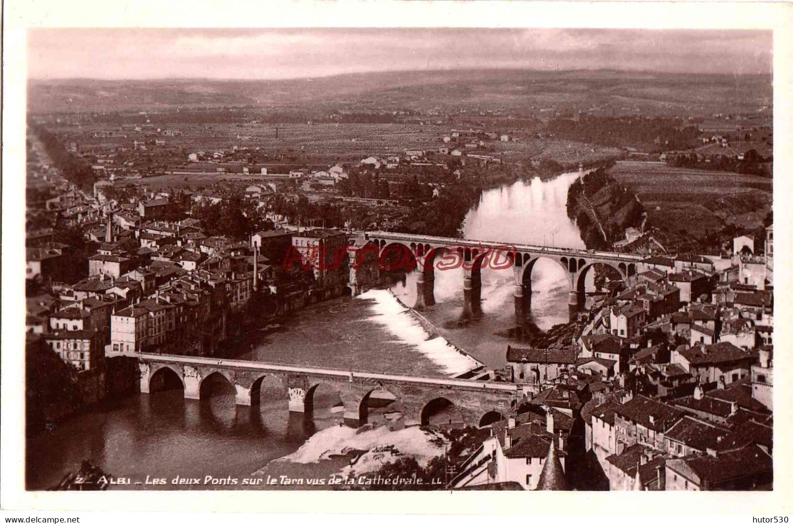 CPSM ALBI - VUE D'AVION - Albi