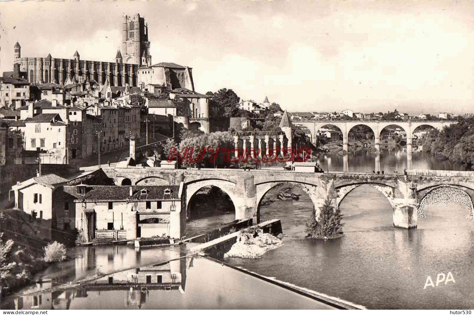 CPSM ALBI - VUE SUR LE TARN - Albi