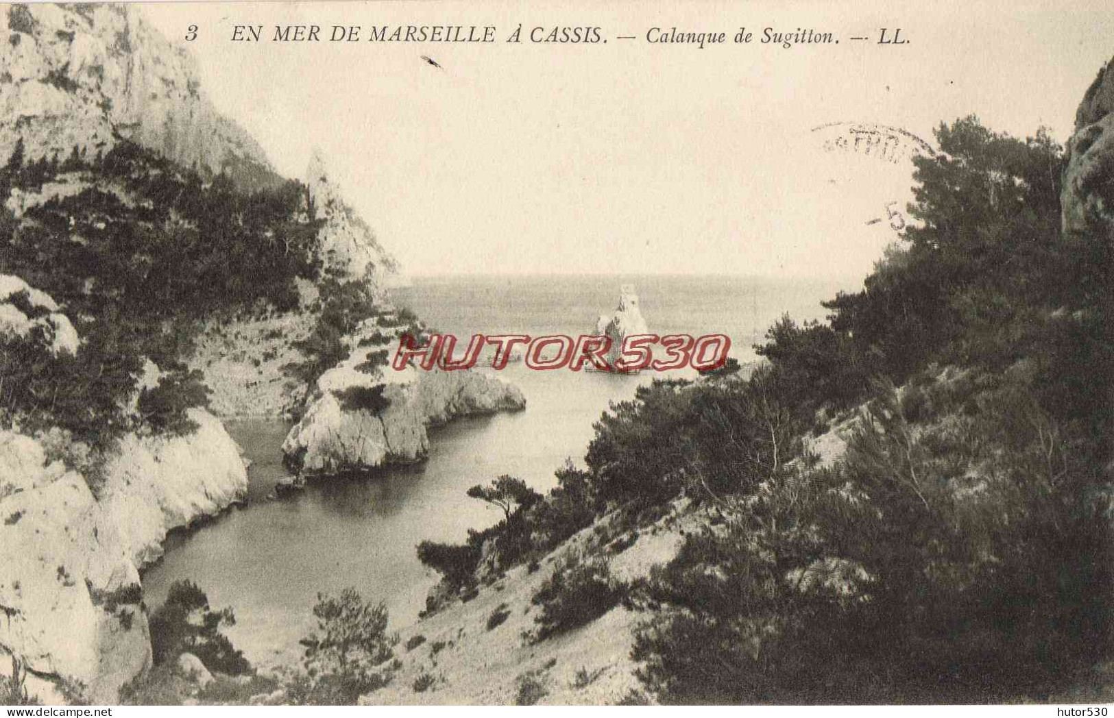 CPA MARSEILLE - CALANQUE DE SUGITTON - Quatieri Sud, Mazarques, Bonneveine, Pointe Rouge, Calanques