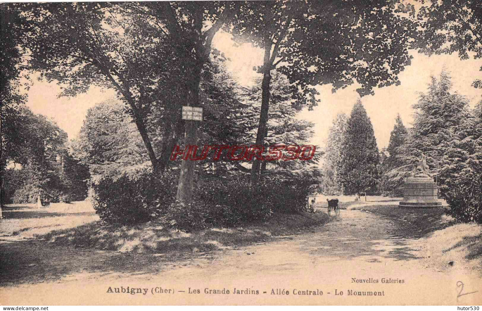 CPA AUBIGNY - CHER - LES JARDINS - Aubigny Sur Nere