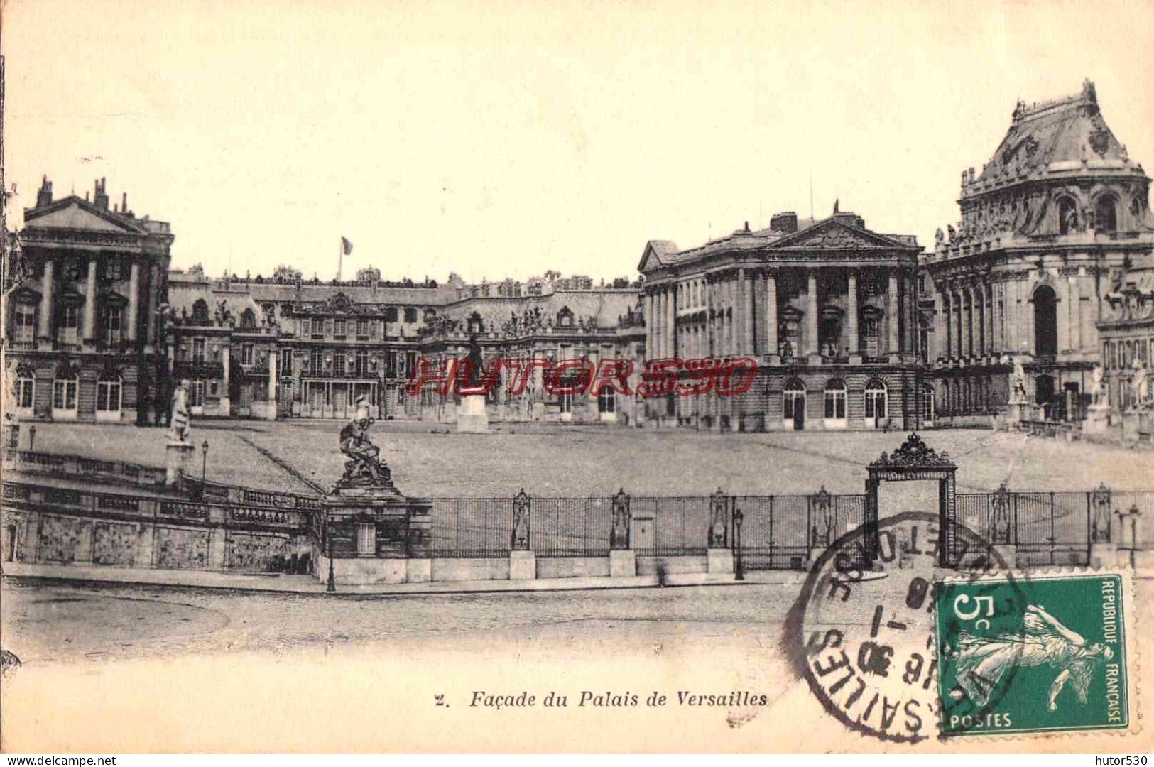 CPA VERSAILLES - FACADE - Versailles