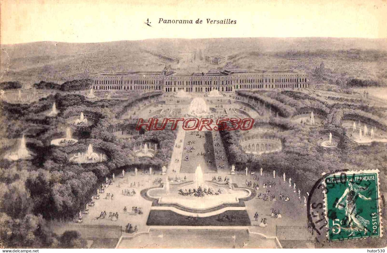 CPA VERSAILLES - PANORAMA - Versailles