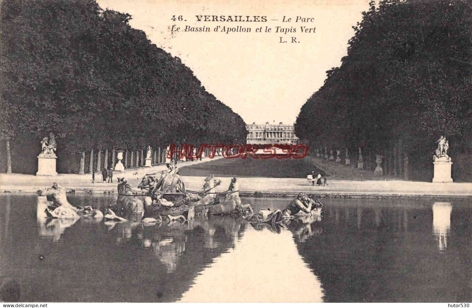 CPA VERSAILLES - LE PARC - Versailles