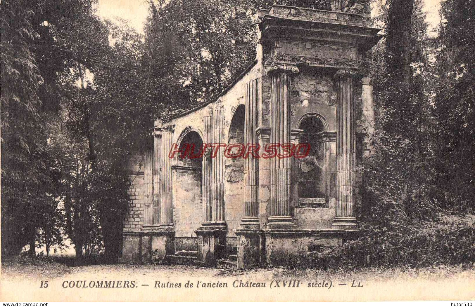 CPA COULOMMIERS - RUINES DE L'ANCIEN CHATEAU - Coulommiers