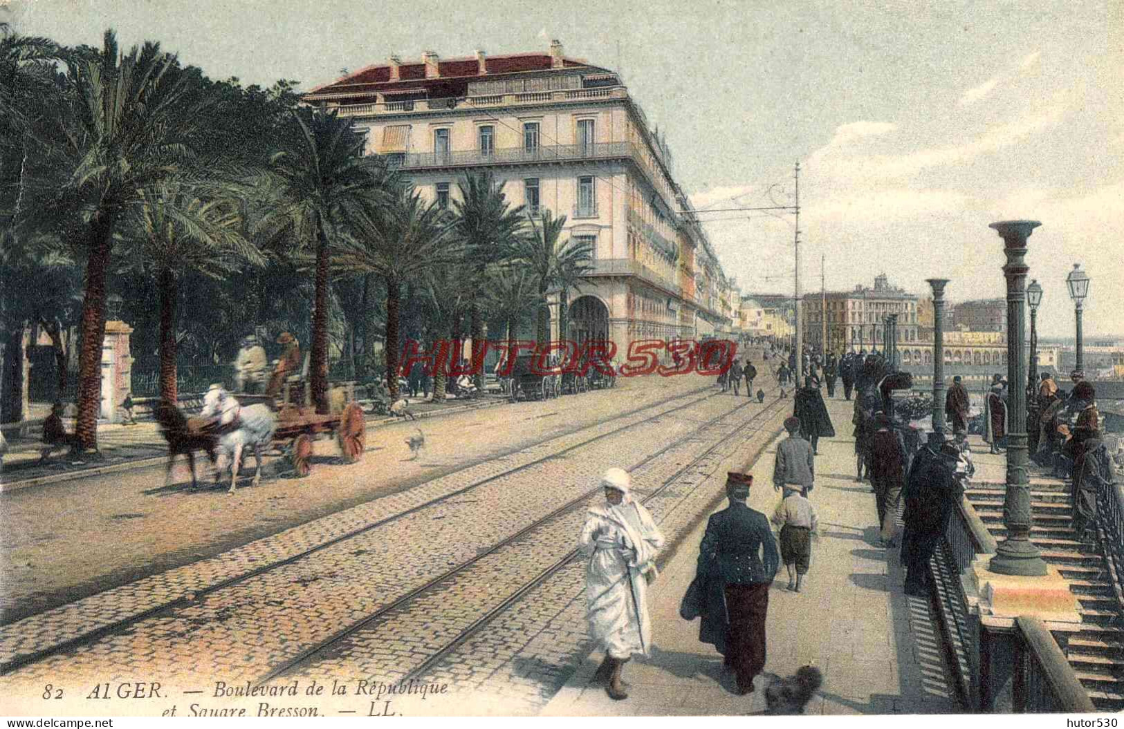 CPA ALGER - BOULEVARD DE LA REPUBLIQUE - Algiers