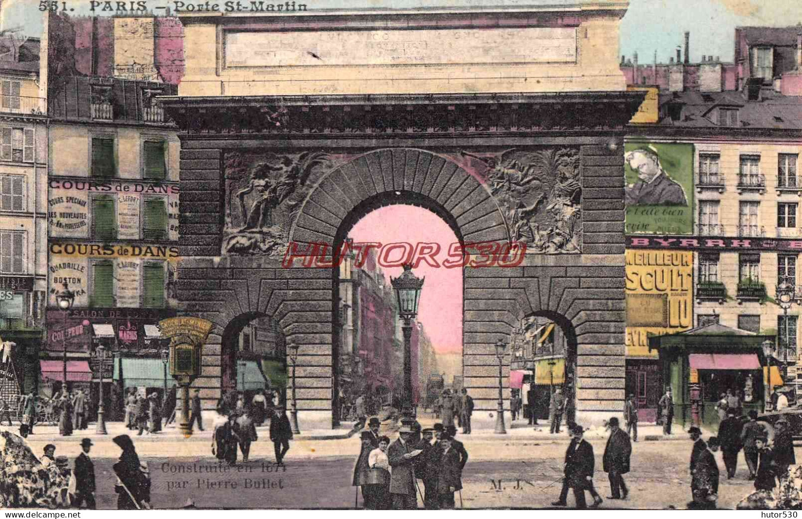 CPA PARIS - PORTE SAINT MARTIN - Sonstige Sehenswürdigkeiten