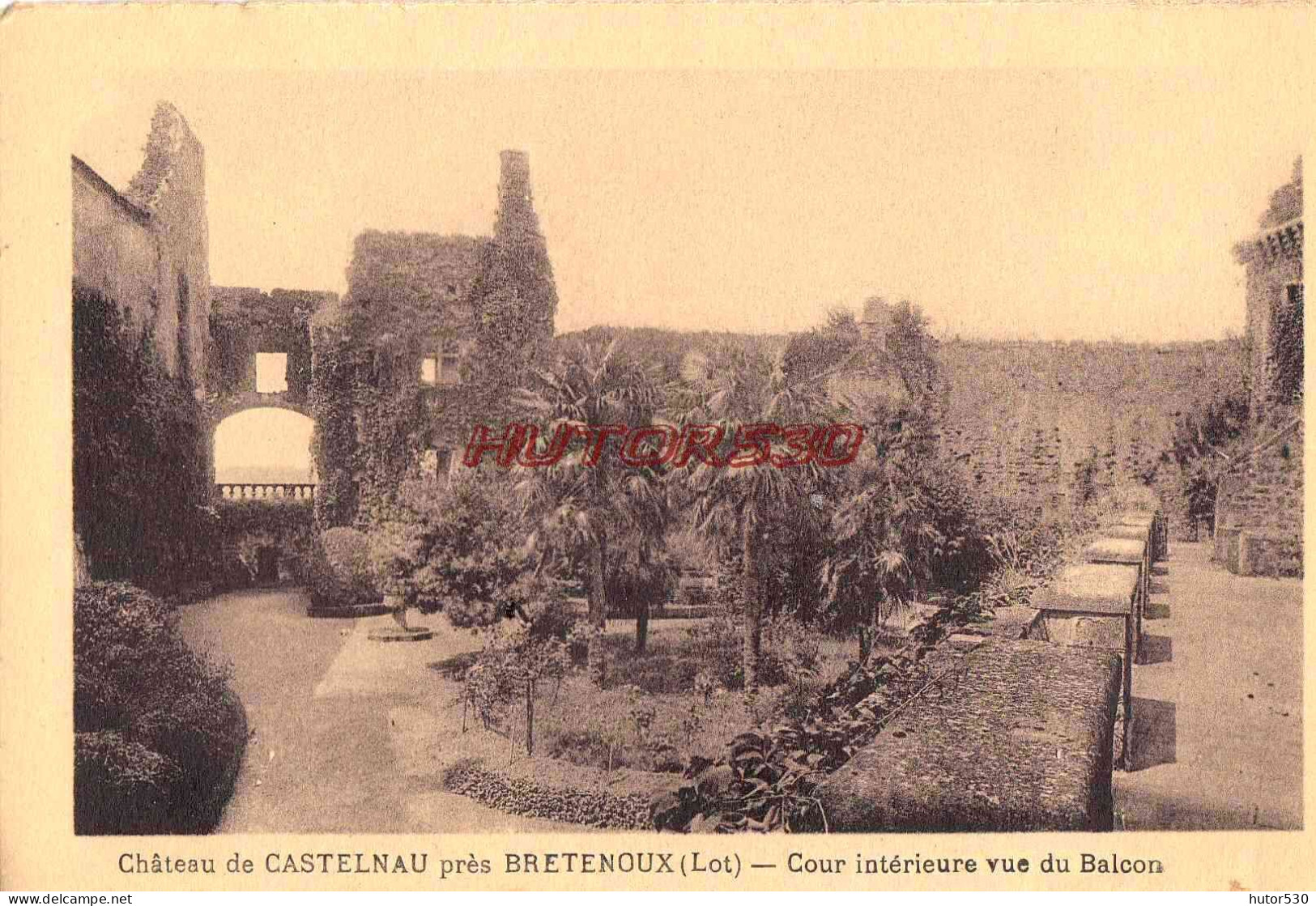 CPA BRETENOUX - LOT - ENVIRONS - CHATEAU DE CASTELNAU - Bretenoux