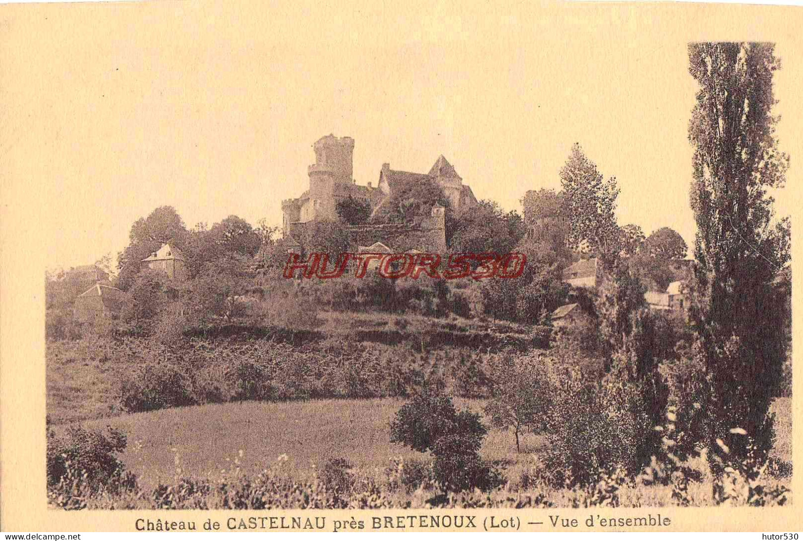 CPA BRETENOUX - LOT - ENVIRONS - CHATEAU DE CASTELNAU - Bretenoux