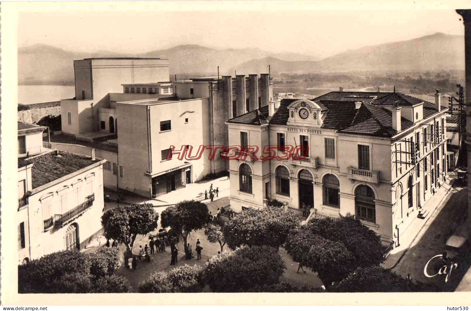 CPSM BOUGIE - LE NOUVEAU THEATRE LE MARCHE ET LA POSTE - Sonstige & Ohne Zuordnung