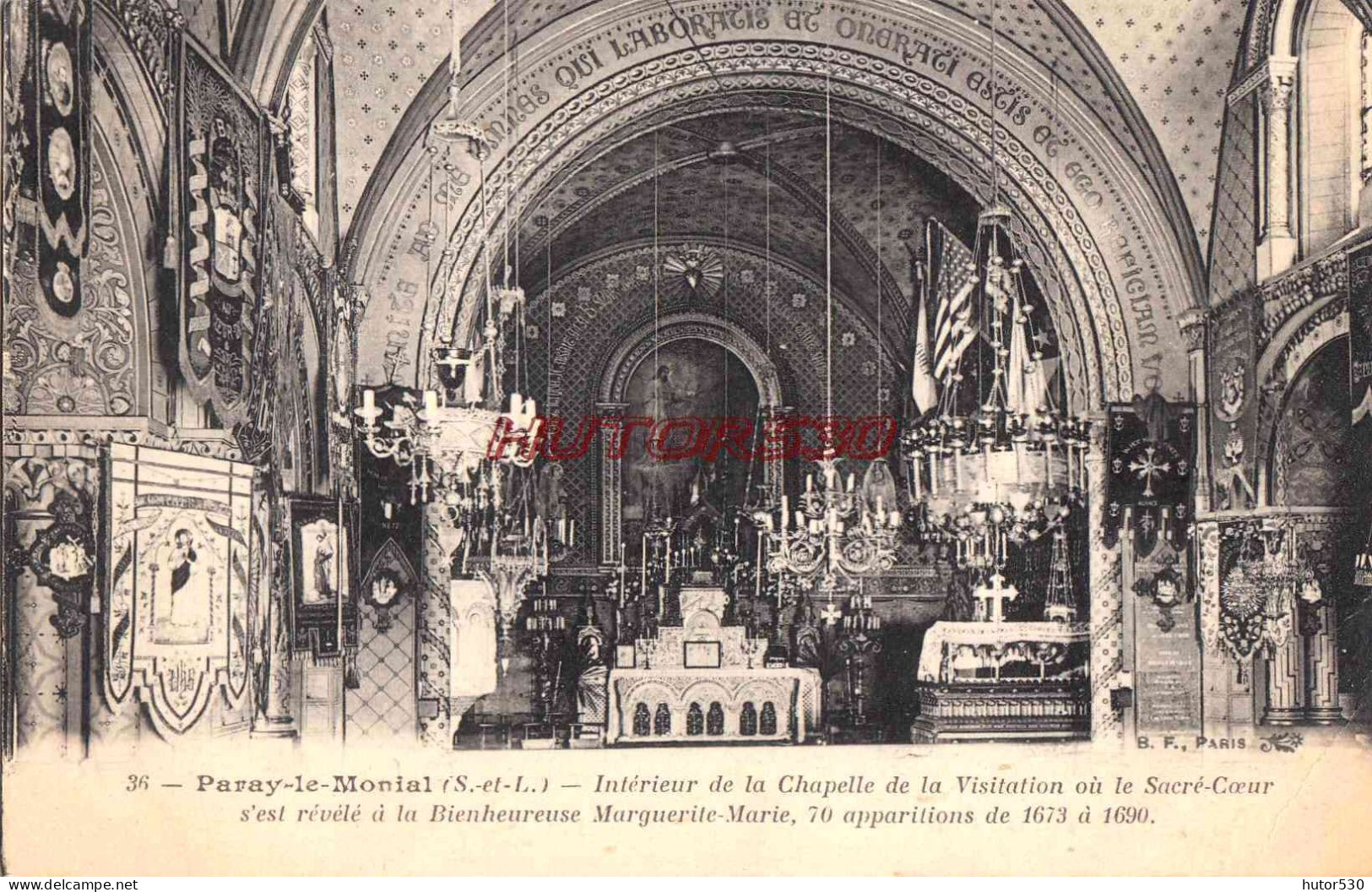 CPA PARAY LE MONIAL - INTERIEUR DE LA CHAPELLE - Paray Le Monial