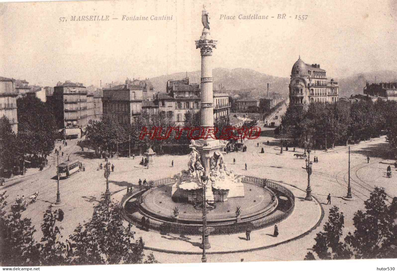 CPA MARSEILLE - PLACE CASTELLANE - Castellane, Prado, Menpenti, Rouet