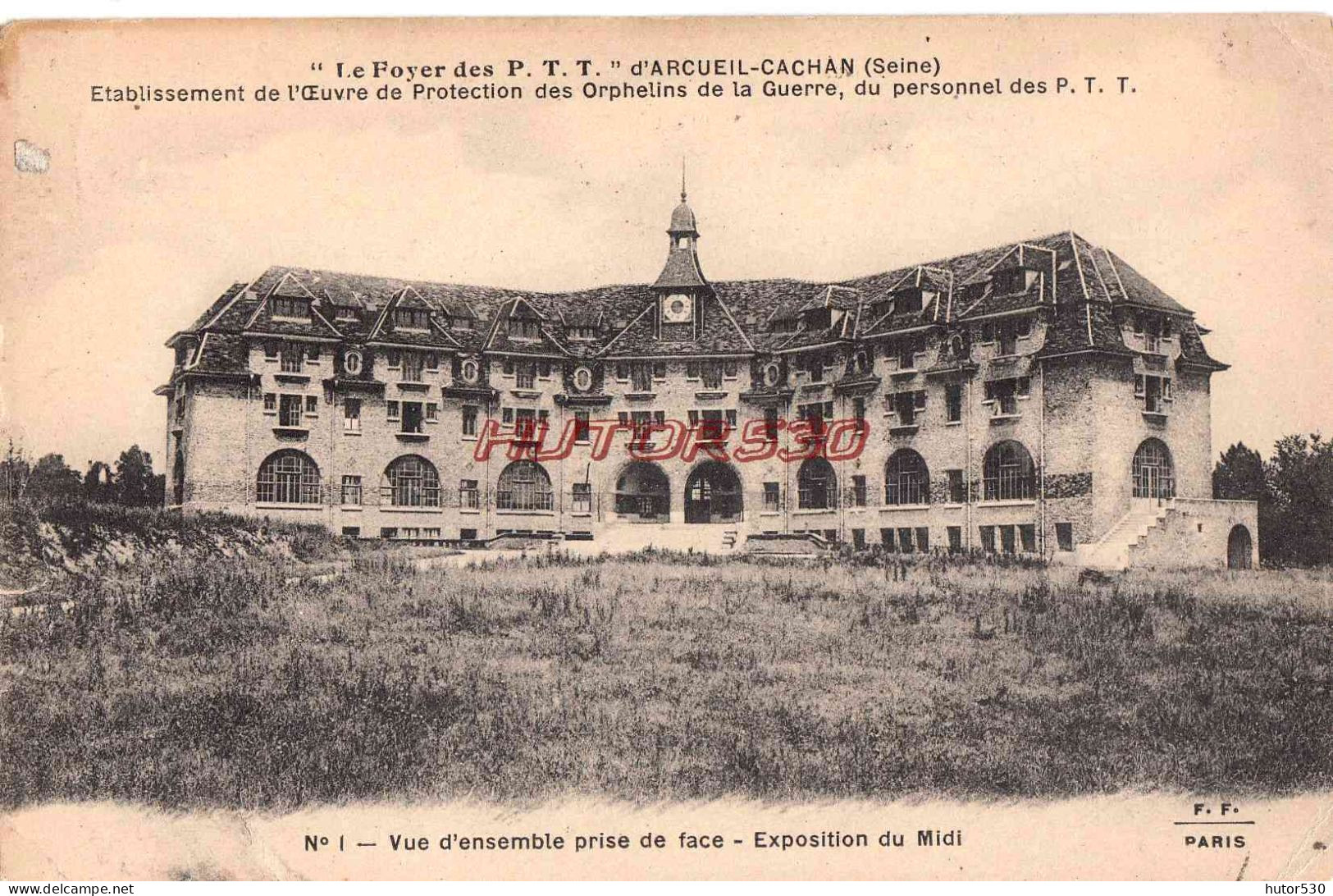 CPA ARCOEUIL CACHAN - LE FOYER DES PTT - Arcueil