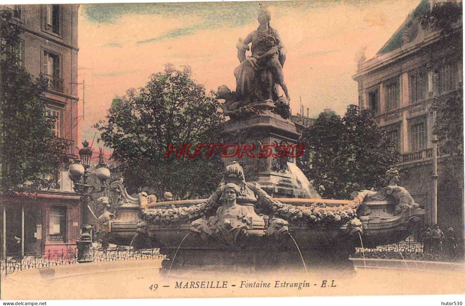 CPA MARSEILLE - FONTAINE ESTRANGIN - Monumenti