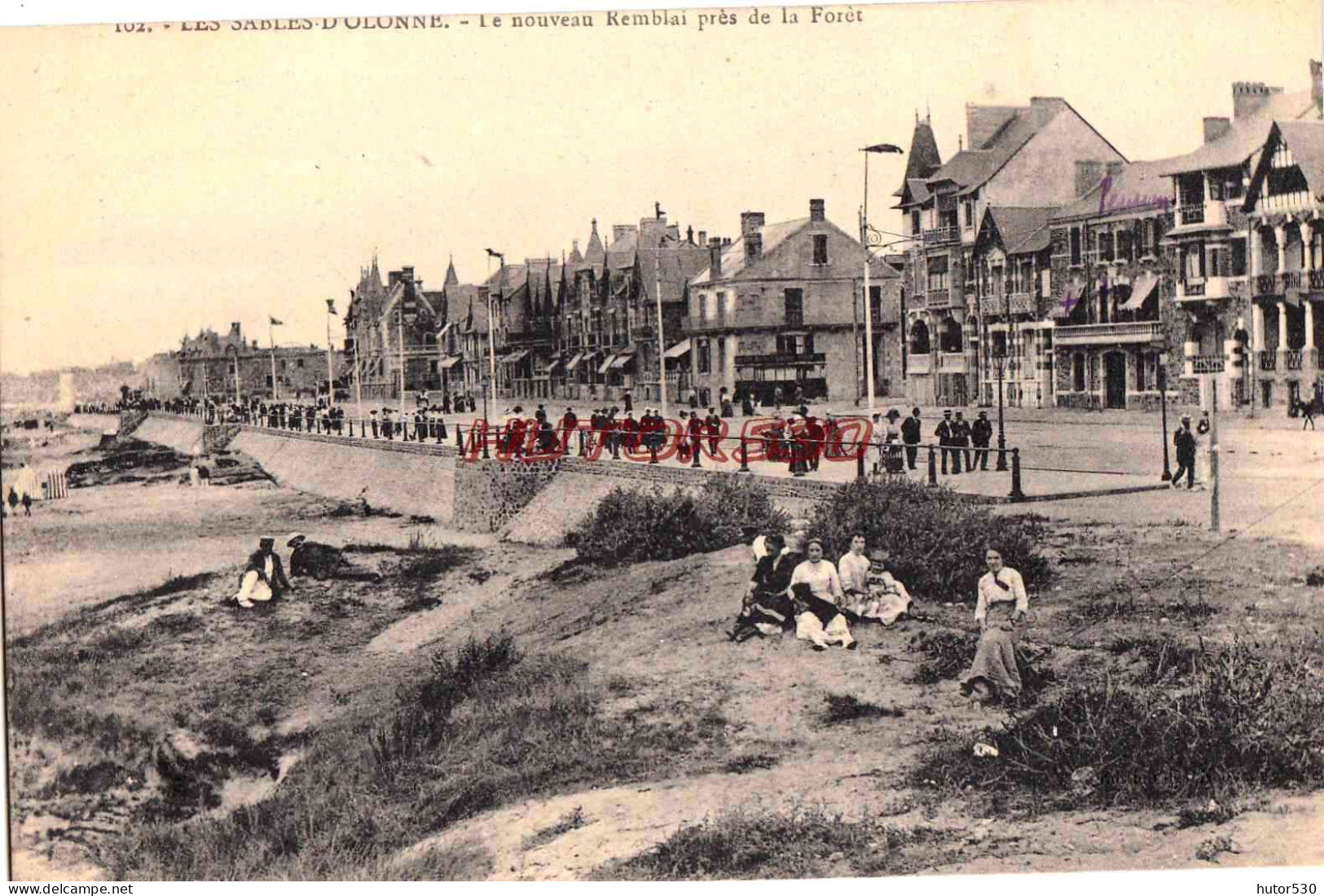 CPA LES SABLES D'OLONNE - LE NOUVEAU REMBLAI - Sables D'Olonne