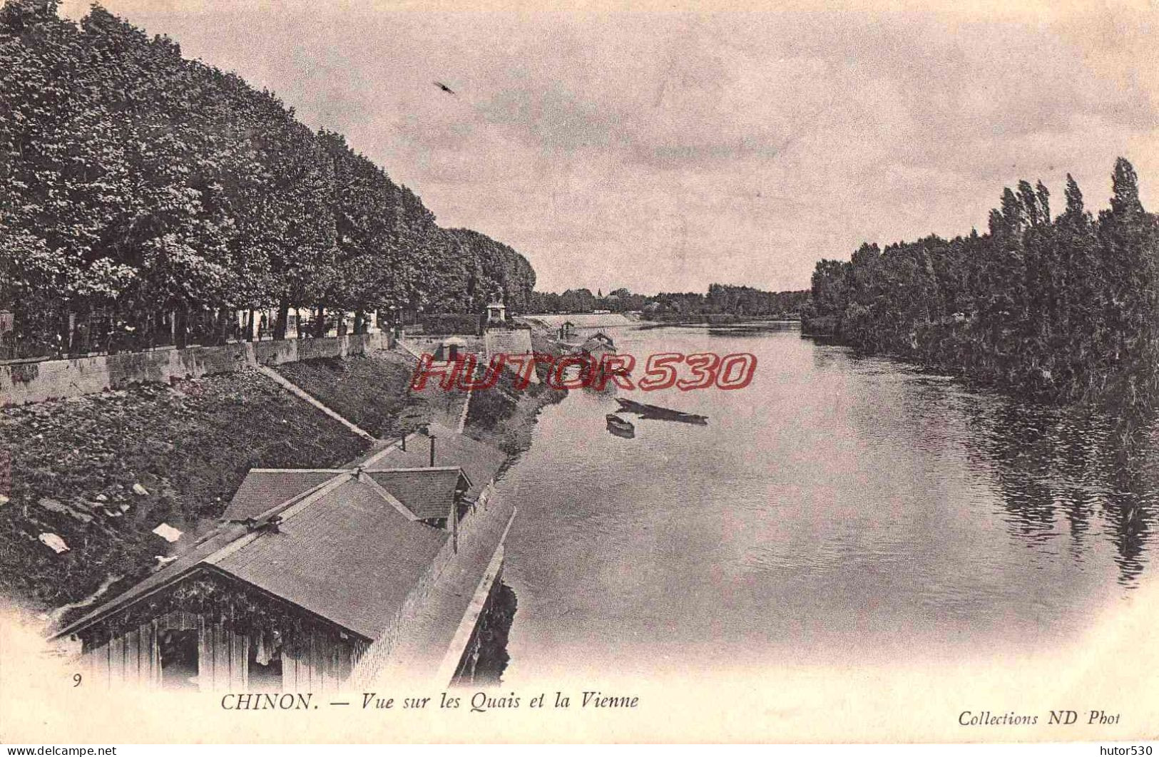 CPA CHINON - QUAIS DE LA VIENNE - Chinon