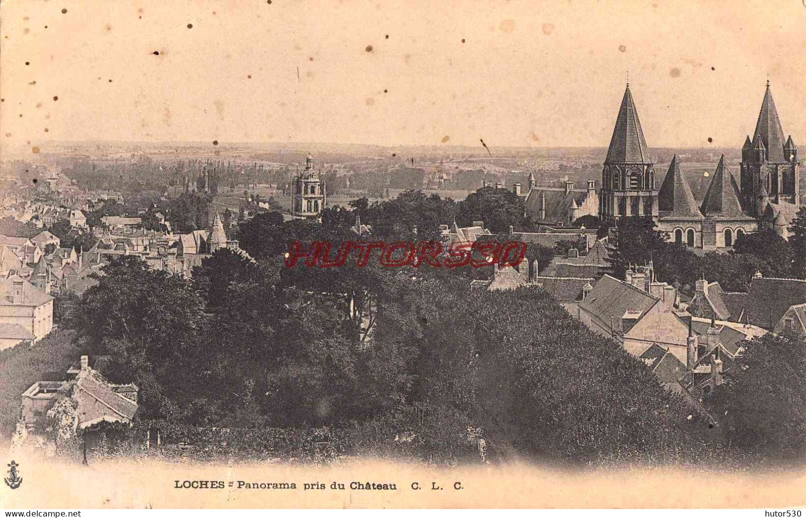 CPA LOCHES - PANORAMA - Loches