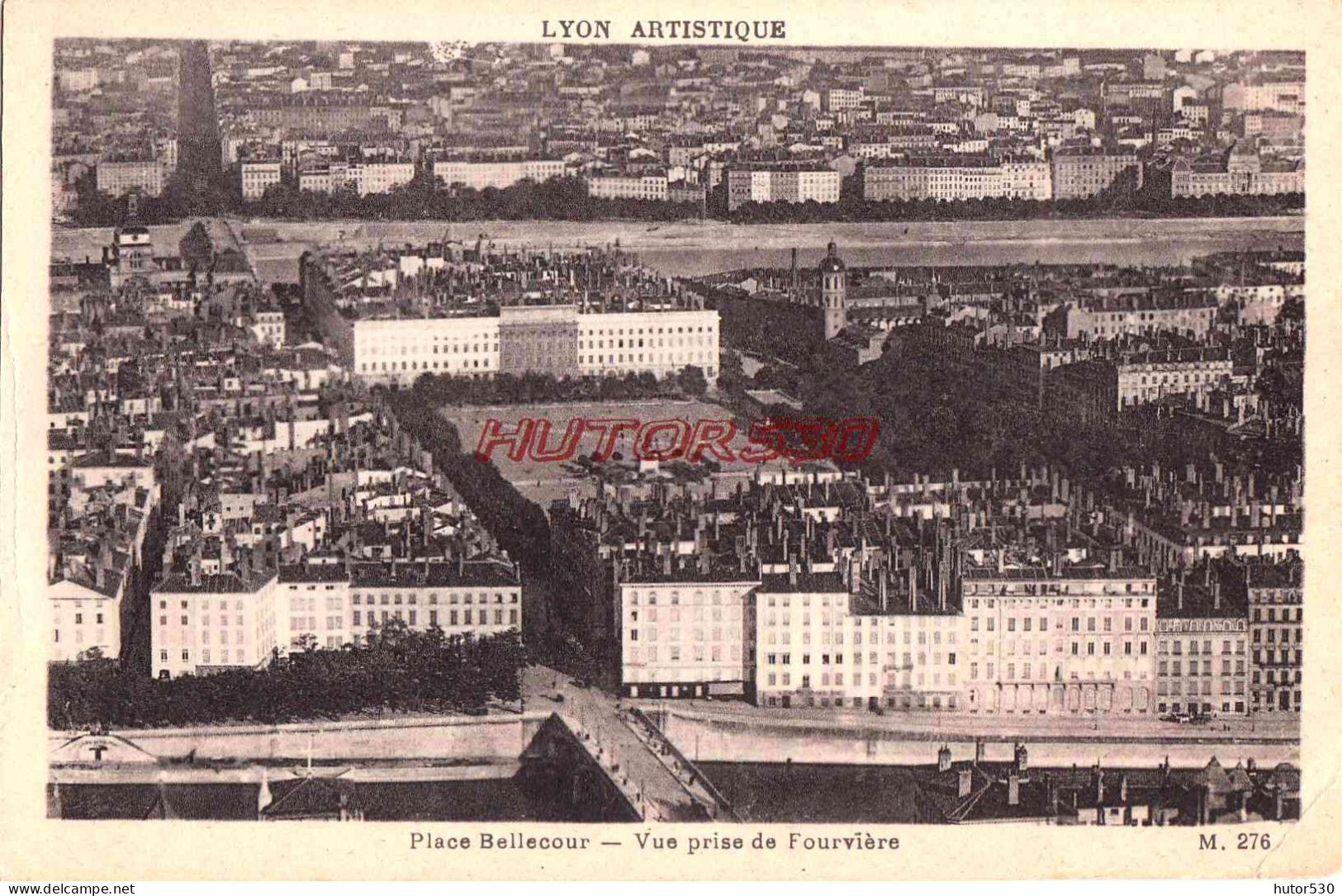 CPA LYON - PLACE BELLECOUR - Otros & Sin Clasificación