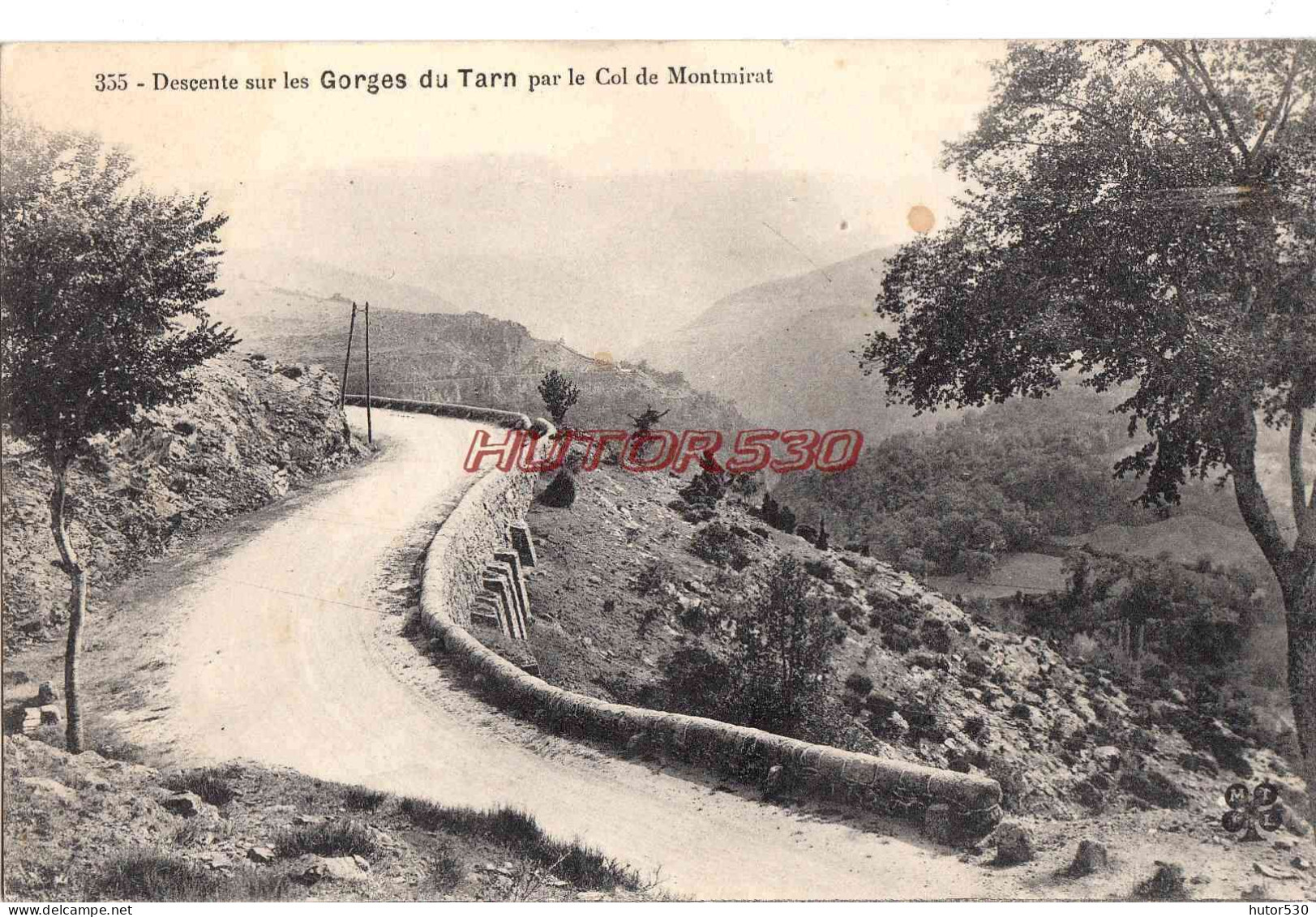 CPA GORGES DU TARN - COL DE MONTMIRAT - Gorges Du Tarn