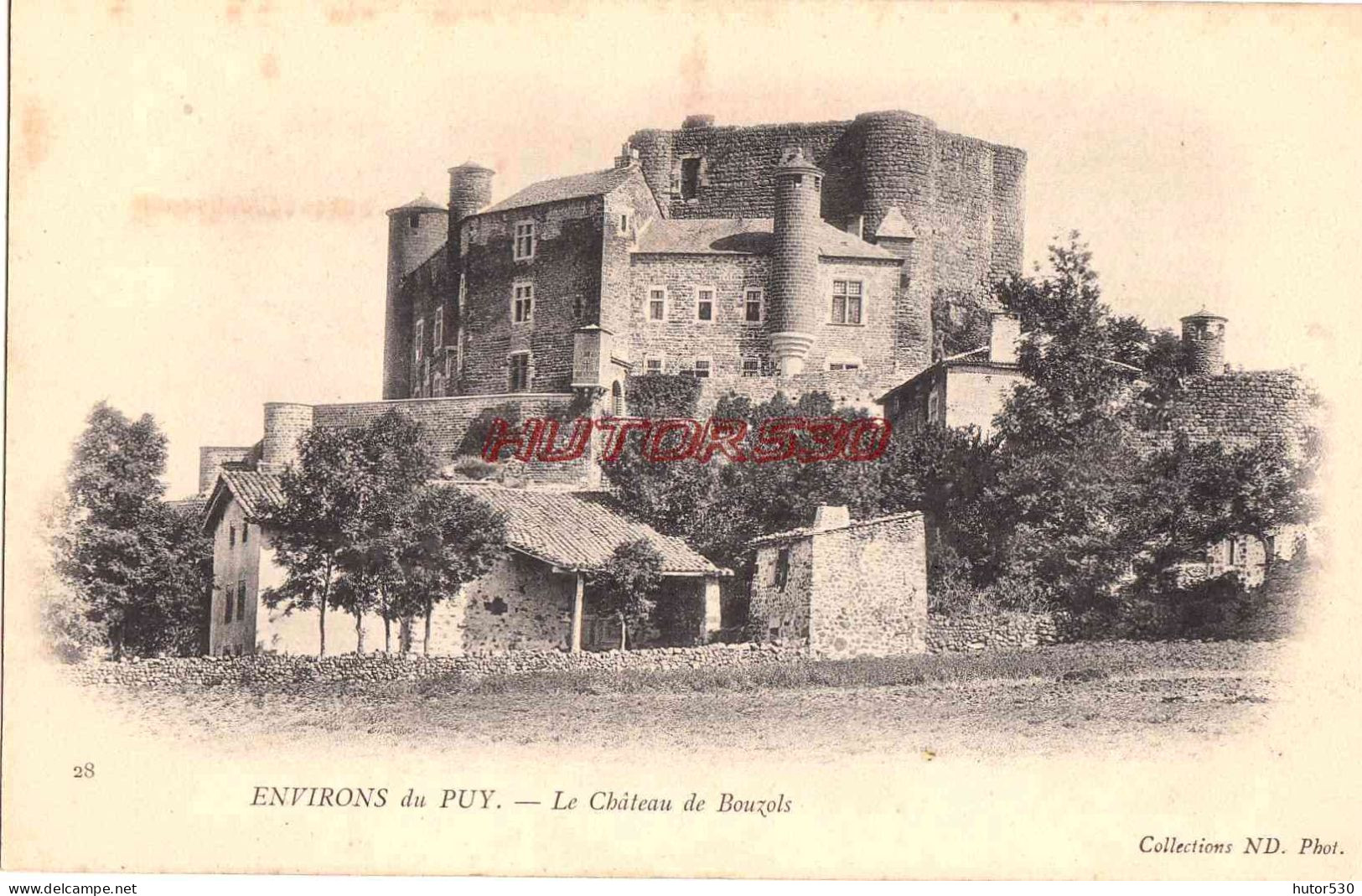 CPA LE PUY - ENVIRONS - LE CHATEAU DE BOUZOLS - Le Puy En Velay