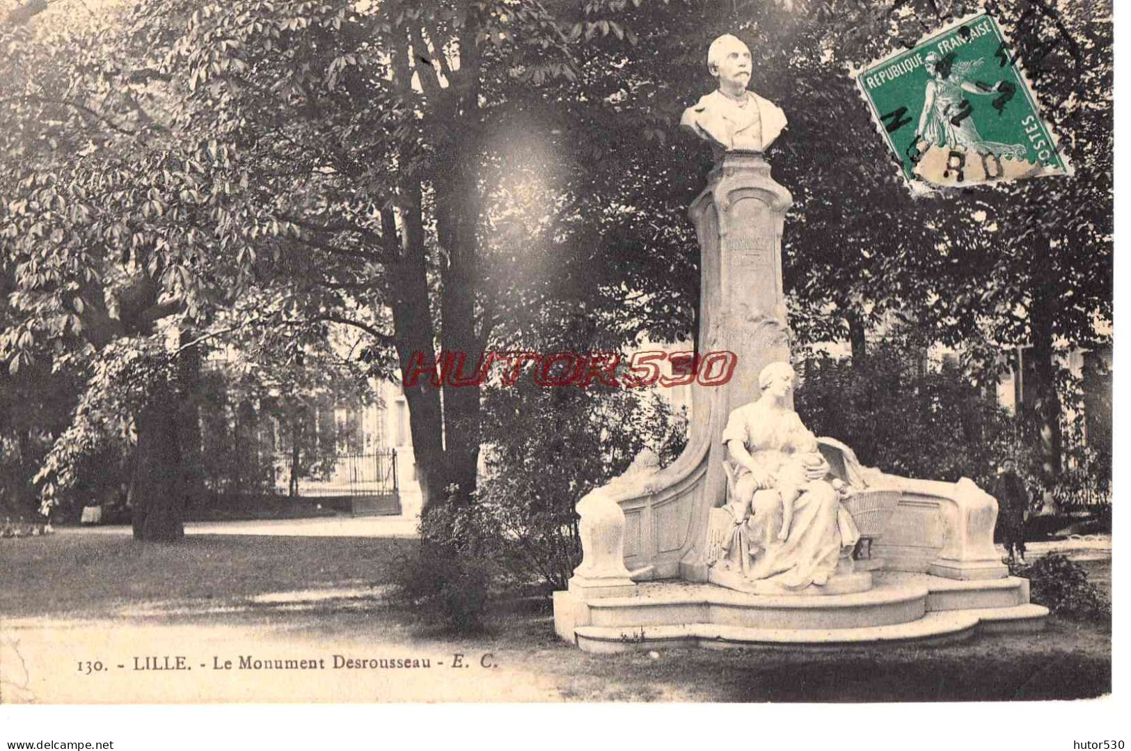 CPA LILLE - LE MONUMENT DESROUSSEAU - Lille