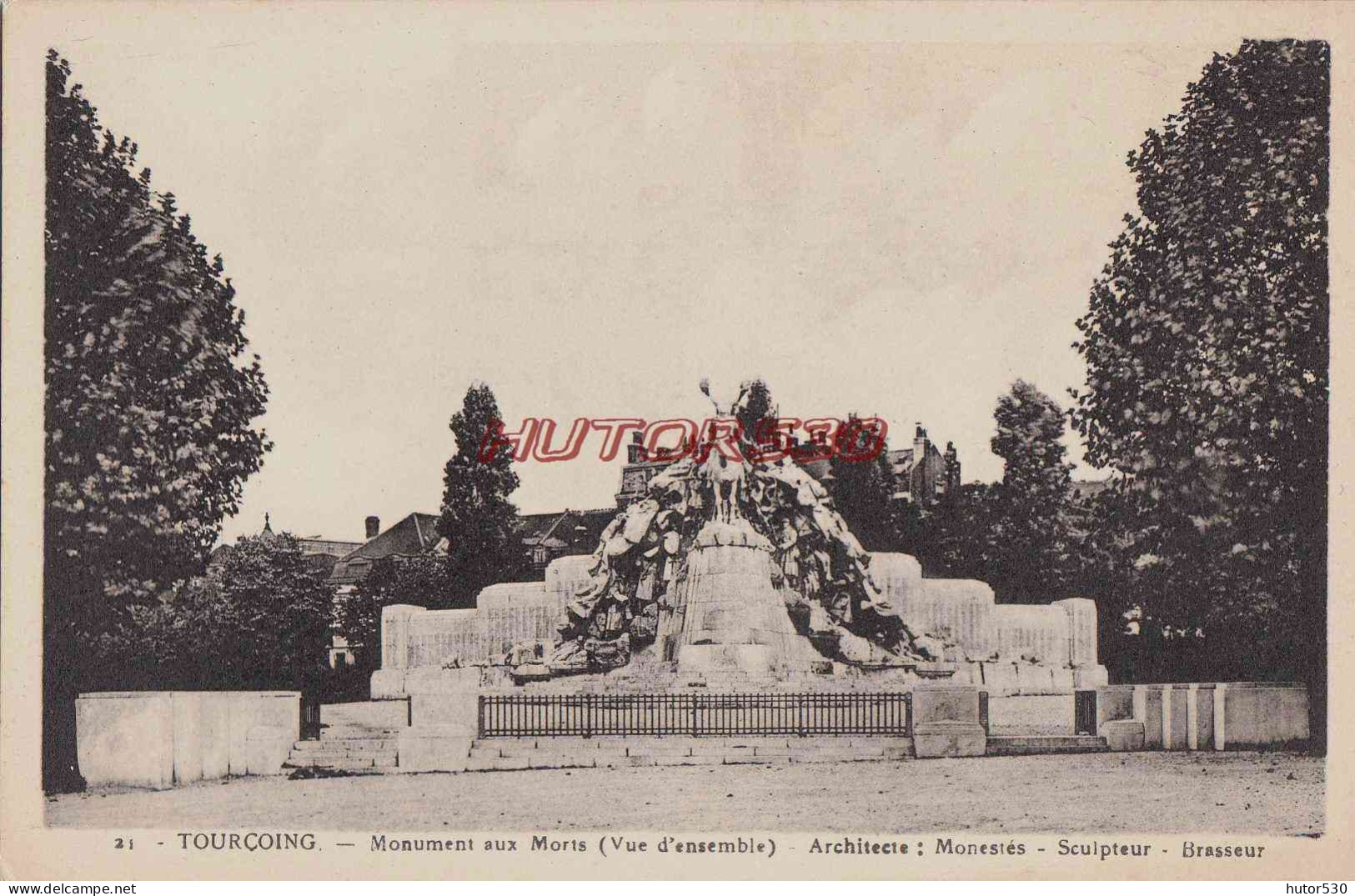 CPA TOURCOING - MONUMENT AUX MORTS - Tourcoing