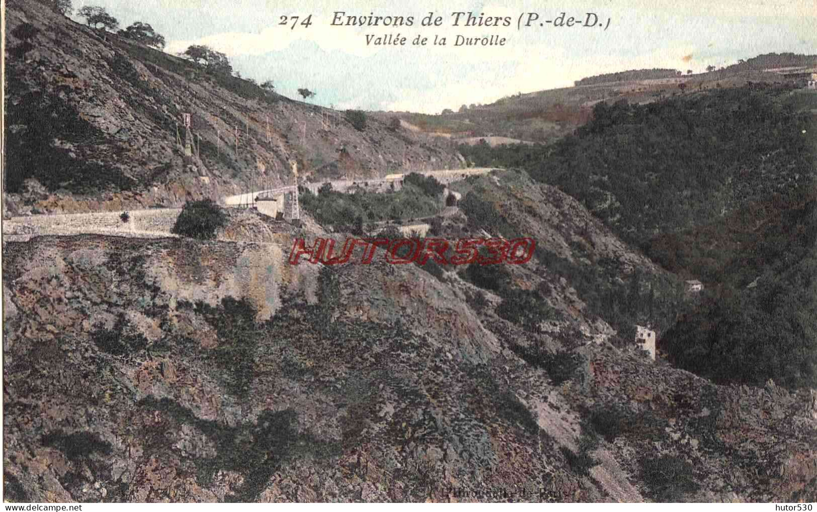 CPA THIERS - ENVIRONS - VALLEE DE LA DUROLLE - Thiers