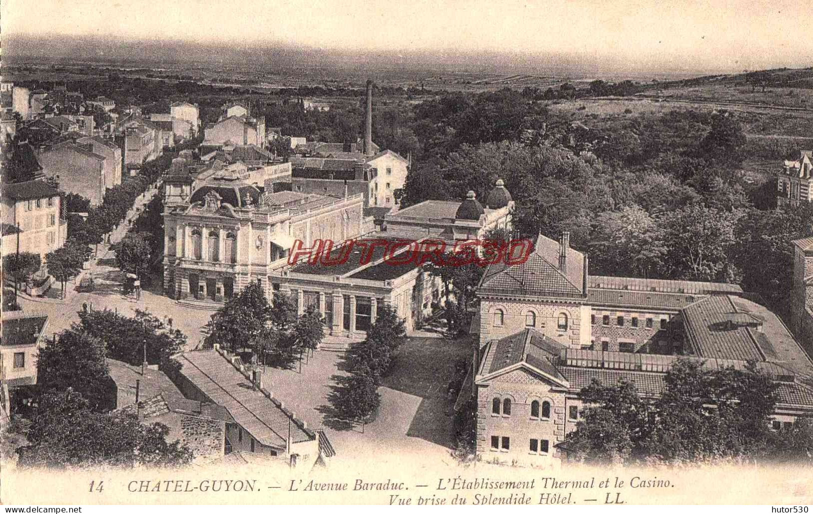 CPA CHATELGUYON - L'AVENUE BARADUC - Châtel-Guyon