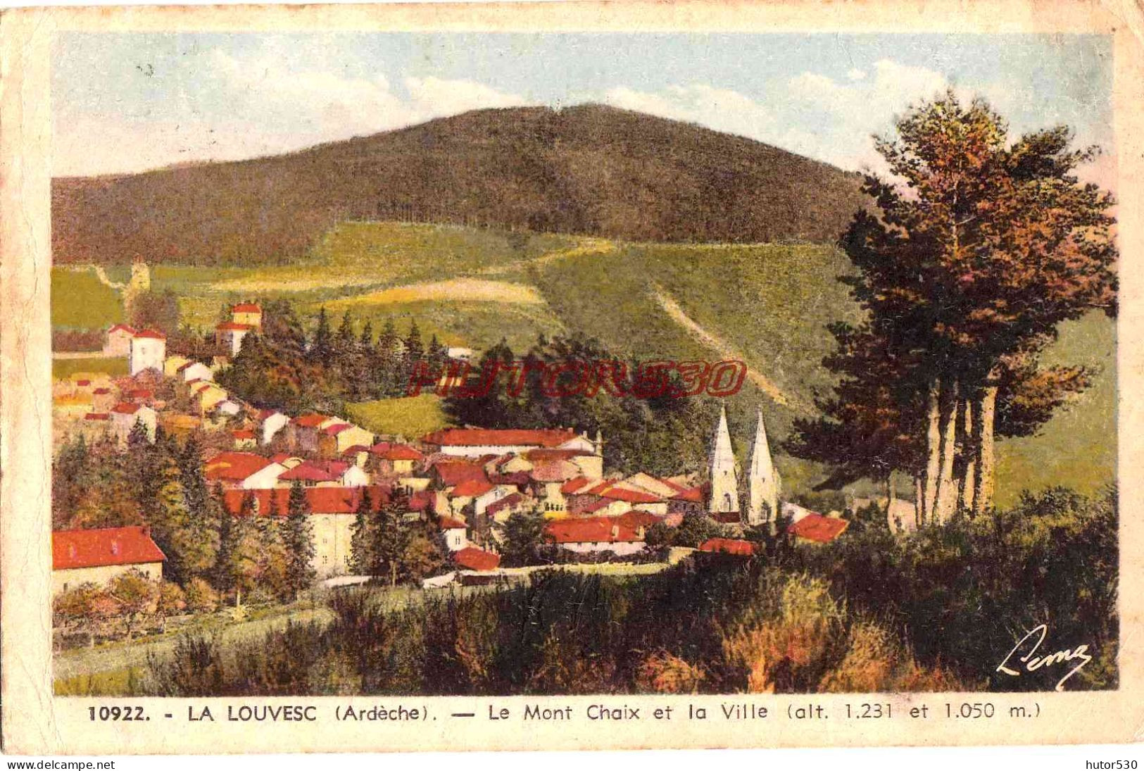 CPA LA LOUVESC - LA VILLE - La Louvesc