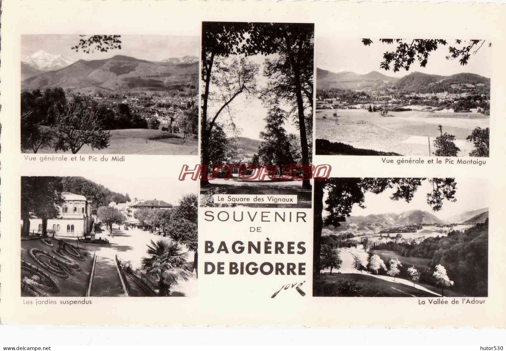 CPSM BAGNERES DE BIGORRE - MULTIVUES - Bagneres De Bigorre